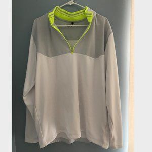 Nike Golf White Long Sleeve Half Zip